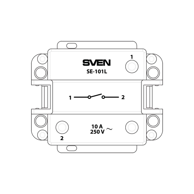 Вимикач Sven SE-101L ivory (7100072) - picture 5