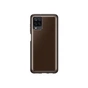 Чохол до мобільного телефона Samsung Soft Clear Cover Galaxy A12 (A125) Black (EF-QA125TBEGRU) - зменшене зображення 2