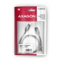 Дата кабель USB-C to USB-C 1.0m USB 2.0 PD 240W 5A black AXAGON (BUCM2-CM10AB) - зменшене зображення 2
