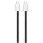Дата кабель USB-C to USB-C 2.0m (braided cotton) (PD Fast Charging 60W) 3.0А black ColorWay (CW-CBPDCC068-BK) - preview 7