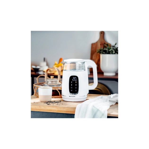 Електрочайник Adler AD 1305 white silver - picture 8