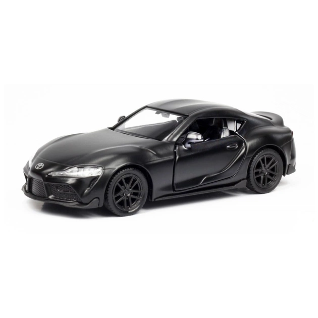 Масштабна модель автомобіля Uni-Fortune Toyota Supra 2020 (матова) чорна (554053M) - зображення 1