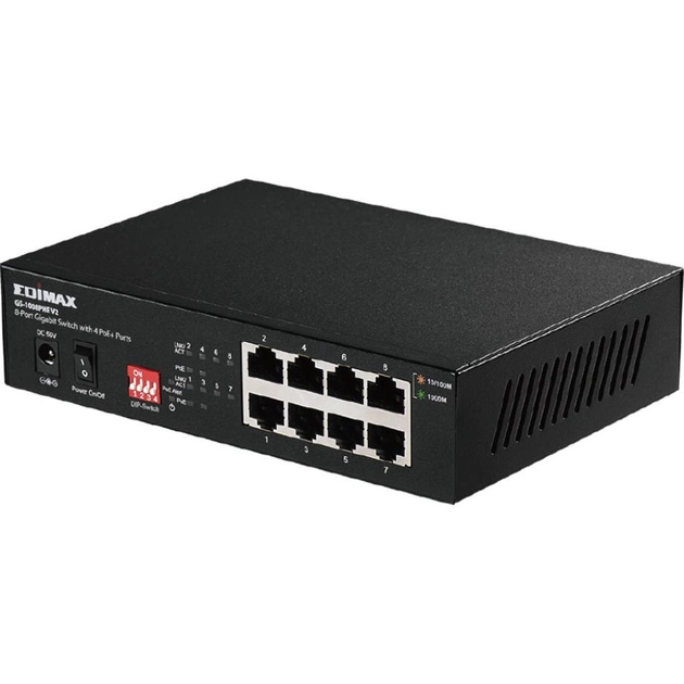 Комутатор мережевий Edimax GS-1008PHE V2 - изображение 1