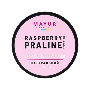 Скраб для тіла Mayur Цукровий Малинове праліне 250 мл (4820230953800) изображение 1