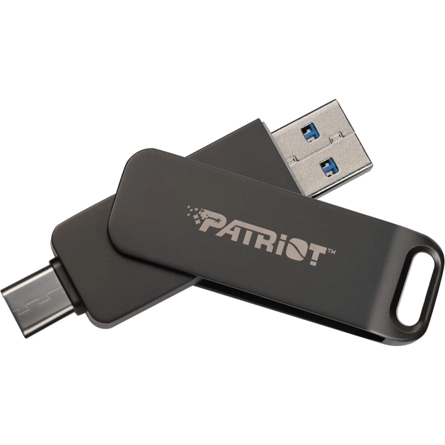 USB флеш накопичувач Patriot 64GB Rage R550 Matte Black USB/Type-C 3.2 (PE64GR550DSAD) - picture 3