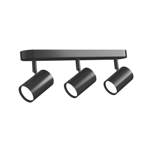 Світильник точковий Videx під лампу 3xGU10 накладний поворотний (VL-SPF05B-WFB) зображення 1