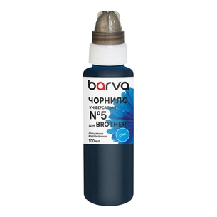 Чорнило Barva Brother universal 5 100 мл, cyan (BU5-480e) зображення 1