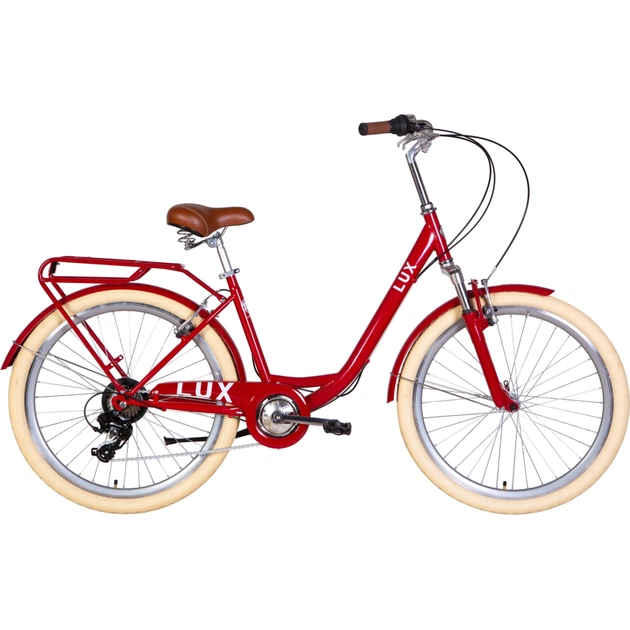 Велосипед Дорожник 26" LUX AM рама-17" 2022 Red (OPS-D-26-176) - зображення 1