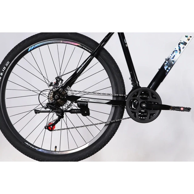 Велосипед Space 29" MARS DD FR рама-20" ST 2026 чорний з білим (OPS-SP-29-166) - picture 5