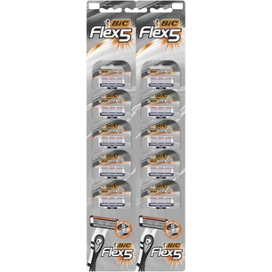 Бритва Bic Flex 5 10 шт. (3086123691704) зображення 1