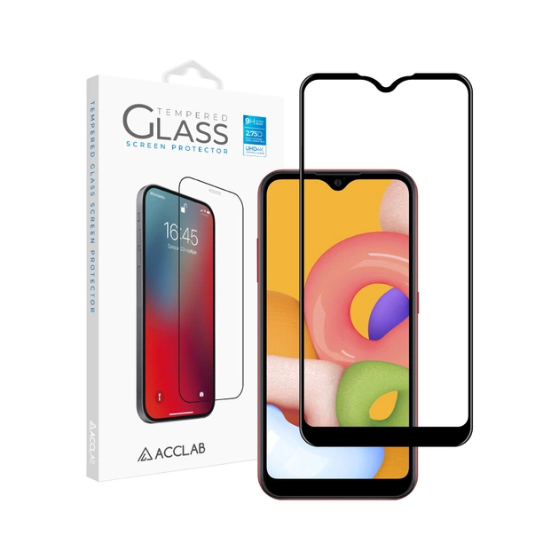 Скло захисне ACCLAB Full Glue Samsung A01 (1283126508493) - зображення 1