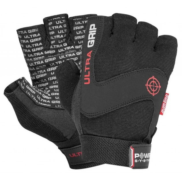 Рукавички для фітнесу Power System Ultra Grip PS-2400 Black M (PS-2400_M_Black) - изображение 1
