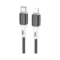 Дата кабель USB-C to Lightning 1.0m BX79 3A BOROFONE (BX79PDLB) - уменьшенное изображение 1