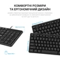Клавіатура OfficePro SK166 USB Black - зменшене зображення 5