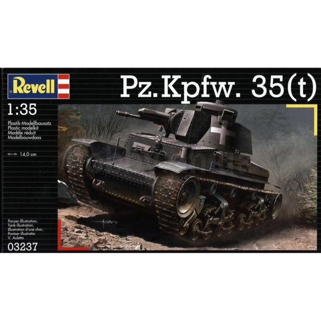 Збірна модель Revell Легкий танк Pz.Kpfw. 35(t) 1:35 (3237) - изображение 1