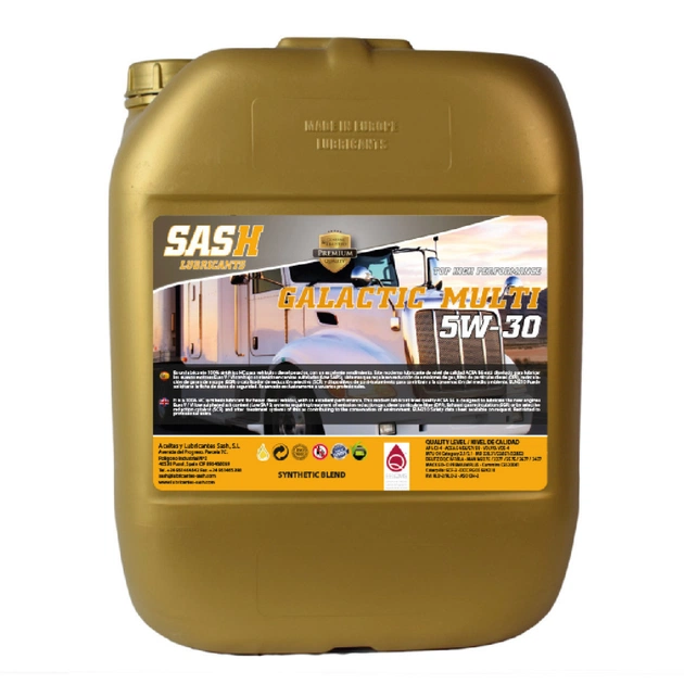 Моторна олива SASH GALACTIC MULTI 5W30 20л (105646) - изображение 1