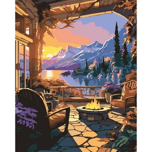 Картина по номерам Santi Ранок у горах 40*50 см (954753) зображення 1