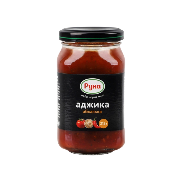 Соус Руна Аджика Абхазская 212 г (4820015943880) - изображение 1
