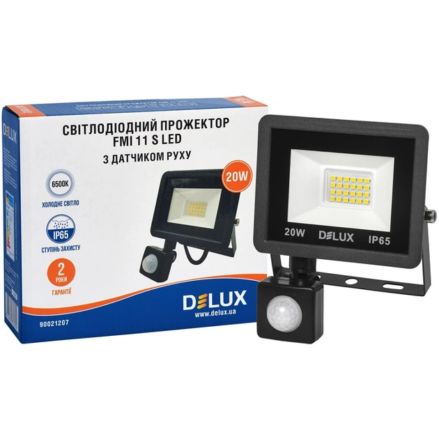 Прожектор Delux FMI 11 S LED 20Вт 6500K IP65 (90021207) - зображення 4