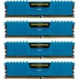 Модуль пам'яті для комп'ютера DDR4 16GB (4x4GB) 2400 MHz Vengeance LPX Blue Corsair (CMK16GX4M4A2400C14B) - уменьшенное изображение 1