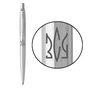 Ручка кулькова Parker JOTTER 17 UKRAINE SS CT BP Трезубец ЗСУ (глад.) (16132_T039t) - зменшене зображення 1