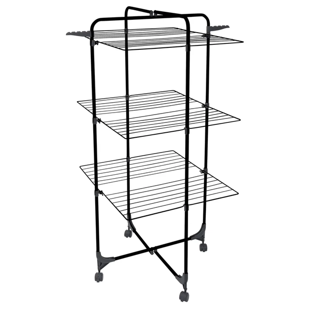 Сушарка для білизни Casa Si Athletic 3 Black Підлогова (CS92185E04E) (DAS302406) - изображение 1