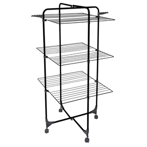 Сушарка для білизни Casa Si Athletic 3 Black Підлогова (CS92185E04E) (DAS302406) зображення 1