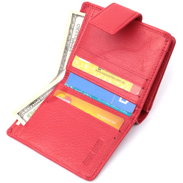 Кошелек ST Leather Из натуральной кожи Красный (22714) - изображение 6