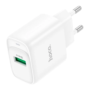 Зарядний пристрій HOCO C140A USB 18W QC3.0 white (6942007627795) зображення 1