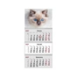 Календар Axent настінний квартальний 2027 р.,3 пр. Cats 2 (8803-27-8-A) - зменшене зображення 1