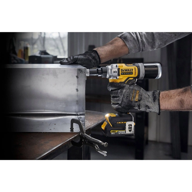 Заклепувальник DeWALT 18 В XR Li-Ion, 20 kN, d.закл.=4.8-6.4 мм (без АКБ та ЗП) (DCF414NT) - picture 7