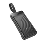 Батарея універсальна HOCO 30000mAh Element PD/20W, QC/22.5W, LED Lamp, Black (J123B / 714735) - зменшене зображення 2