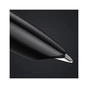 Ручка пір'яна Parker PARKER 51 Black CT  FP F (55 011) - зменшене зображення 5