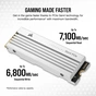 Накопичувач SSD M.2 2280 2TB MP600PRO LPX Corsair (CSSD-F2000GBMP600PLPW) - зменшене зображення 9