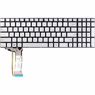 Клавіатура ноутбука ASUS N551 серебр (KB310719) зображення 1