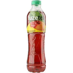 Напій Fuzetea Чай холодний чорний Зі смаком персика та гібіскуса 1 л (5449000239990) изображение 1