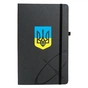 Ручка кулькова Parker IM 17 UKRAINE Black GT BP Тризуб син-жовт. + блокнот Parker + подар.упаковка GIFT24 (22032b24_T0016u) - зменшене зображення 7