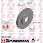 Гальмівний диск ZIMMERMANN 320.3809.20 - зменшене зображення 1