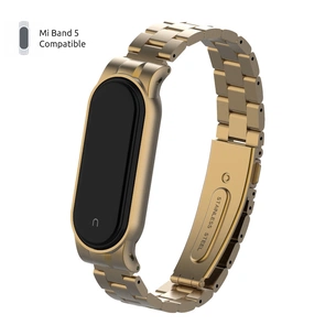 Ремінець до фітнес браслета Armorstandart Metal Band для Xiaomi Mi Band 5 Vintage Gold (ARM56863) зображення 1