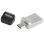 USB флеш накопичувач Transcend 64GB JetFlash OTG 880 Metal Silver USB 3.0 (TS64GJF880S) - зменшене зображення 2