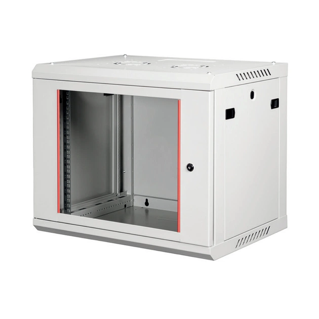 Шафа настінна 9U 19" 600x600 ProlineB Lande (LN-WB-09U6060-LG-F) - зображення 1