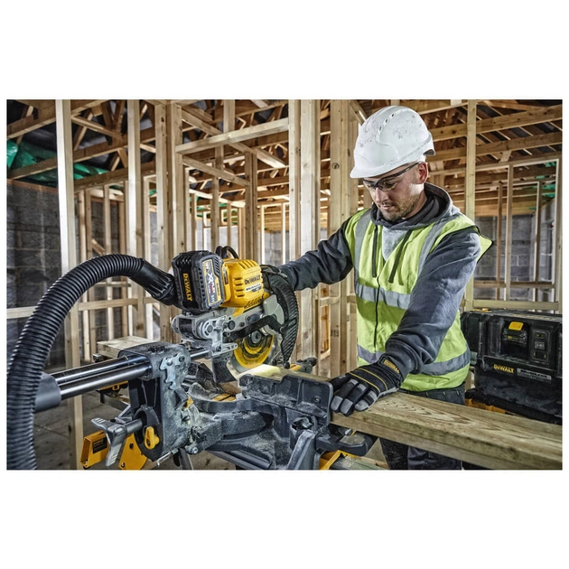 Торцювальна пила DeWALT 54В XR FLEXVOLT Li-lon, диск 250х30 мм, XPS, 20.5 кг, 2x2Ah (DCS727T2) - picture 4