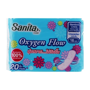 Щоденні прокладки Sanita Oxygen Flow 16 см 20 шт. (8850461601016) зображення 1