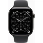 Смарт-годинник Apple Watch Series 11 GPS + Cellular 46mm Slate Titanium Case with Black Sport Band - S/M (MFD14RK/A) - зменшене зображення 2
