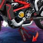 Конструктор мотоцикл Technic Street Motorcycle CRF300CC Black/Red (K2227) - уменьшенное изображение 5