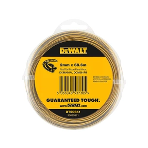 Жилка косильна DeWALT D=2.0 мм, 67 м, кручена (DT20651) зображення 1