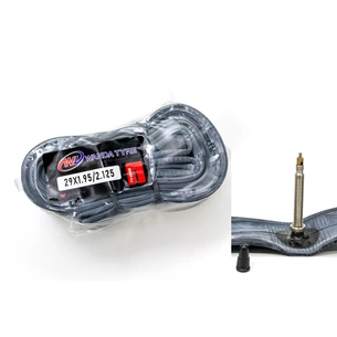 Велосипедна камера Wanda 29x1.95/2.125 FV Presta 48мм (TUB-068) зображення 1