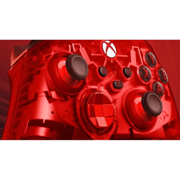 Геймпад Microsoft Wireless Controller Pulse Cipher Red (QAU-00165) - зображення 3