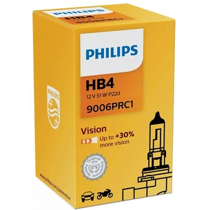 Автолампа галогенова 51W Philips (9006 PR C1) зображення 1