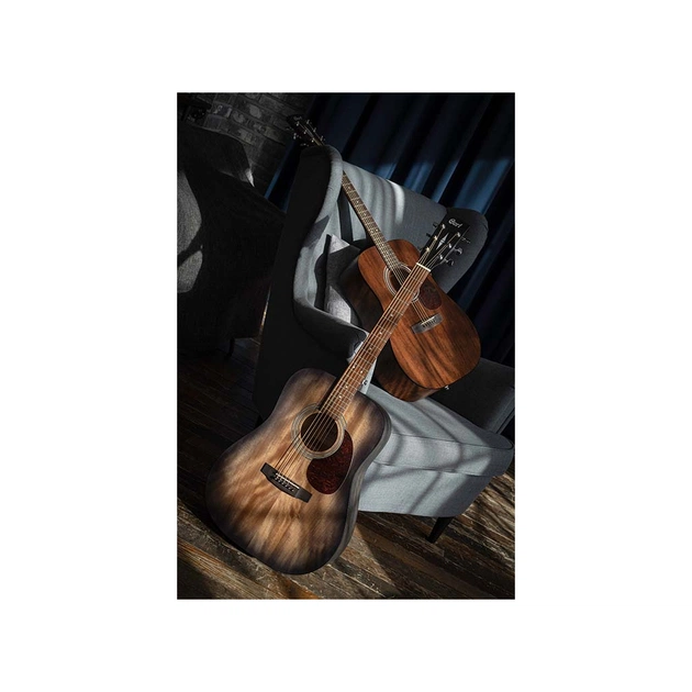 Гітара акустична Cort Earth 60M Open Pore Trans Black Burst (Earth60M OPTB) - picture 3